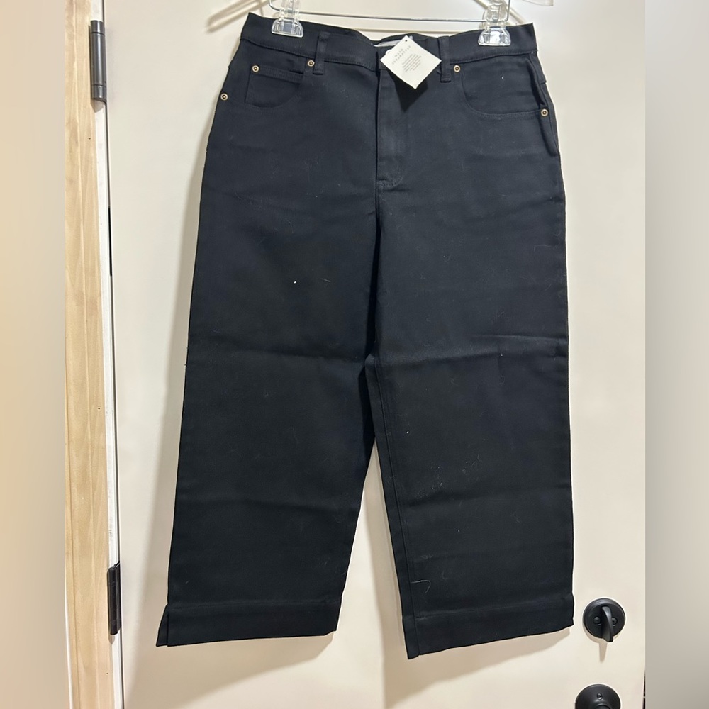 NWT Coldwater Creek Straight Leg Black Pants in Size 12